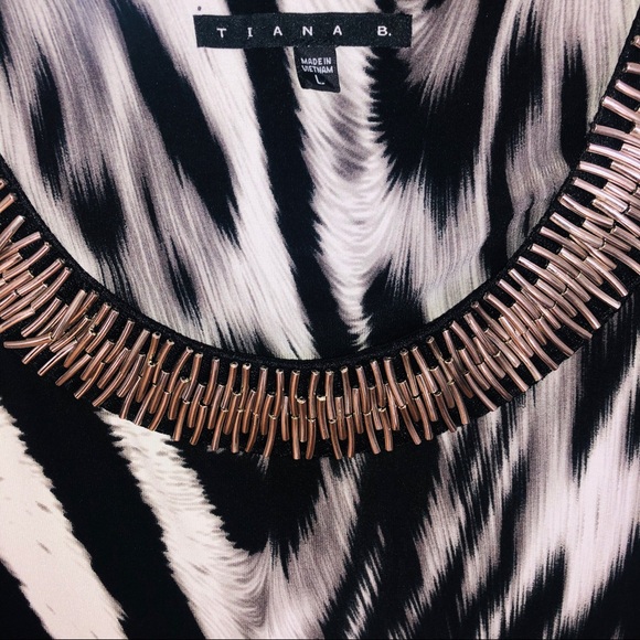 TIANA B. Animal print Dress. - Picture 5 of 5